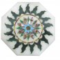4"x4"x2" Marble Jewelry Box Trinket Handmade Pietra Dura Malachite Gifts H1108