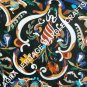 Black Marble Table Top Pietra Dura 55 Inches Round