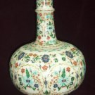 12" White Marble Flower Vase Multi Inlay Floral Marquetry Inlay Design Decor
