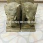 Buy Online Marble Elephant Statue Book Ends Decor Sculpture Best Christmas Gifts