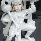 30" Buy Marble Hanuman Lord Statue Online Handmade Art Deocative Hallway E738