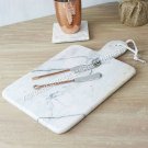 9"x12" Marble White Handmade Cutting Cheese Board Slicer Home Kitchen Decor E700