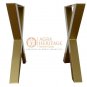Shiny Gold Polished Table Leg, Adjustable feet, Wholesale table leg, bench leg,