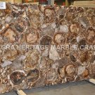 4'x2' Marble Dining Table Top Petrified Wood Inlay Random Art Hallway Decor E242 4'x2' Marble Dining Table Top Petrified Wood Inlay Random Art Hallway Decor E242