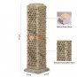 11" Marble Soapstone Candle Cum Incense Holder Filigree Lattice Work Home Decor