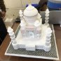 18" Marvelous Marble White Taj Mahal Statue Memorable Gift Show Piece Decor E871