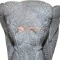 8" Handmade Natural Soapstone Elephant Statue Filigree Art New Year Eve Gift