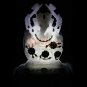 6" Marble Idol God Ganesha Sculpture Malachite Floral Inlay Art Veterans Gifts