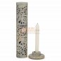 10.5" Marble Candle & Incense Stick Storage Lattice Intricate Work Home Decor