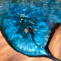 Pure Olive Wood Resin River Epoxy Dining Center Custom Table Top Living Decor