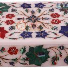 6"x4"x2" Marble White Handmade Jewelry Box Semi Precious Inlaid Veterans Gift 6"x4"x2" Marble White Handmade Jewelry Box Semi Precious Inlaid Veterans Gift