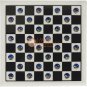Marble Chess Set With Chess Pieces Inlaid Lapis Stone Yin and Yang Handmade Arts