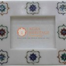 6"x4" Marble Photo Storage Frame Semi Precious Inlaid Italian Art Veterans Gifts