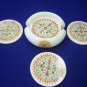 Marble Personalized Coaster Set Carnelian Malachite Inlay Handicraft Design Gift