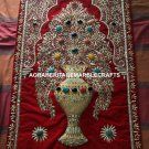 Home Persian Kashmiri Handmade With Using of Precious Zari Wall Hanging M123 Home Persian Kashmiri Handmade With Using of Precious Zari Wall Hanging M123