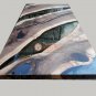 Clear Resin River Wooden Epoxy Dining Conference Table Top Handmade Furniture