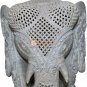 12" Handmade Soapstone Jumbo Elephant Sculpture Filigree Art Veterans Eve Gifts