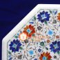 24" Marble Top Coffee Center Table Top Multi Inlay Floral Stunning Design H027