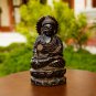 Handmade Tiger Eye Real Stone Buddha Statue Handmade Religious Statue Decor Arts