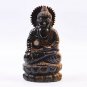 Handmade Tiger Eye Real Stone Buddha Statue Handmade Religious Statue Decor Arts
