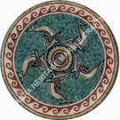 30" White Marble Coffee Bedroom Table Top Mosaic Inlay Fish Art Patio Decor E916 30" White Marble Coffee Bedroom Table Top Mosaic Inlay Fish Art Patio Decor E916