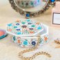 Marble White Jewelry Box Hobby Lobby Semiprecious Inlay Floral Art Handmade Gift