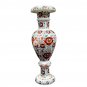 White Marble Handmade Flower Organizer Vase Multi Stone Floral Arts Living Decor