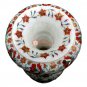 White Marble Handmade Flower Organizer Vase Multi Stone Floral Arts Living Decor
