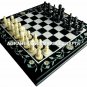 18"X18" Marble Custom Chess Side Table Top Inlay Fine Home Interior Decor