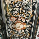 Black Marble Dining Table Scagliola Arts Inlay Stone Occasion Gifts Decor