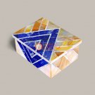 Marble Jewelry Custom Box Lapis Inlay Semi Precious Handmade Mosaic Loves Gifts
