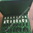 2" Marble Chess Set Pieces Handmade Art Hallway Occasional Gift Decor E778 2" Marble Chess Set Pieces Handmade Art Hallway Occasional Gift Decor E778