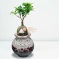 Marble Flower Vase Handmade Decorative Carnelian Marquetry Floral Art Gift Her