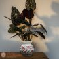 White Marble Flower Organizer Vase Carnelian Marquetry Floral Design Decor Gifts