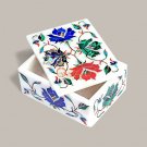 Marble Trinket Jewelry Storage Box Carnelian Maruqtery Floral Design Gift Her Marble Trinket Jewelry Storage Box Carnelian Maruqtery Floral Design Gift Her