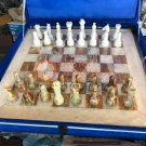 20" Marble White Chess Set With Chess Pieces Inlaid New Year Eve Gift Special