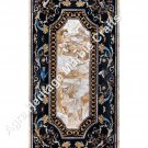 4'x8' Black Dining Table Top Unique Exclusive Semi Precious Pietra Dura Inlaid 4'x8' Black Dining Table Top Unique Exclusive Semi Precious Pietra Dura Inlaid