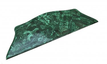 18"x51" Solid 30 mm Malachite Random Marble Console Table Top Inlay Stone E1505