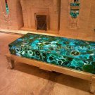 6'x3' Marble Agate Dining Table Top With LED Light Outdoor Hallway Decor E1010 6'x3' Marble Agate Dining Table Top With LED Light Outdoor Hallway Decor E1010
