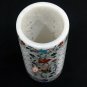 Handmade White Marble Flower Pot Inlaid Multi Stone Mosaic Floral Art Piece Deco