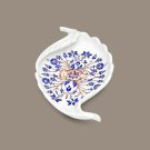 White Marble Handmade Centerpiece Fruit Bowl Lapis Inlaid Art Dining Table Decor