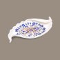 White Marble Handmade Centerpiece Fruit Bowl Lapis Inlaid Art Dining Table Decor