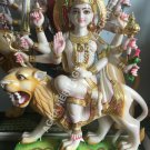 Mata Rani Marble Goddess Durga Maa Statue 36" Tall Religious Hinduism Gift E1432