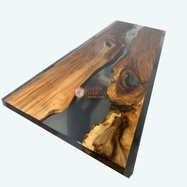 Resin Epoxy Live Edge Custom Personalize Dining Table Top Decorative Gifts Her