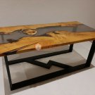 Beautiful maple river dinning table, resin table epoxy table, custom, table Tops