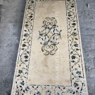8'x4' Exclusive Marble Yellowish Restaurant Side Table Top Sea Shell Inlay E863B