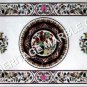 5'x3' White Marble Dining Hallway Table Top Bird Marquetry Inlay Art Decor H3419