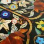 27" Marble Round Coffee Table Top Lapis Lazuli Carnelian Turquoise Inlay E1669