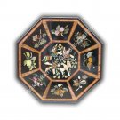 42" Marble Dining Corner Table Top Bird Marquetry Inlay Garden Patio Decor E1027 42" Marble Dining Corner Table Top Bird Marquetry Inlay Garden Patio Decor E1027
