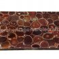 4'x2' Conference Two Table Top Red Onyx Bar Top Inlay Kitchen Slab Chirtsmas